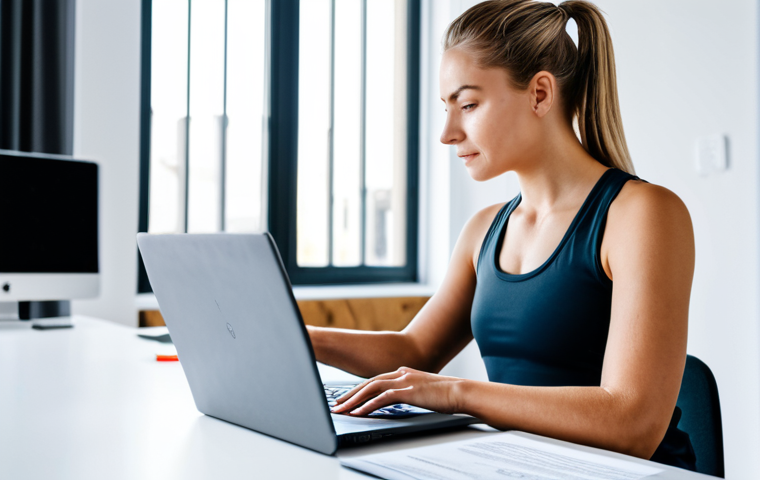 요가강사 취업 성공 사례 - Resume Review**

"A young professional yoga instructor, fully clothed in athleisure wear, reviewing ...