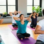 Home 6 요가강사 실무에서 필요한 기술 - **Prompt: Cultivating Authentic Connection in a Diverse Yoga Community**
"A vibrant and diverse ...