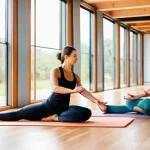 Home 5 요가강사 트렌드 2025 - **Prompt 1: Personalized Yoga Guidance**
"A female yoga instructor, in her late 30s, with a warm...